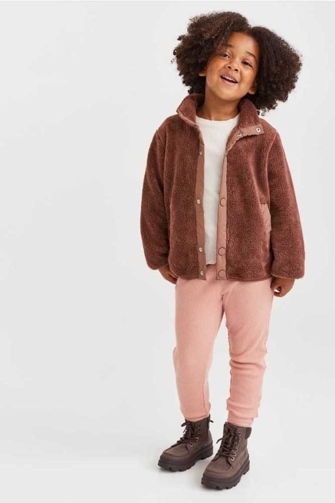 Jersey H&M Algodon Joggers Niños Grises | 793864BFH