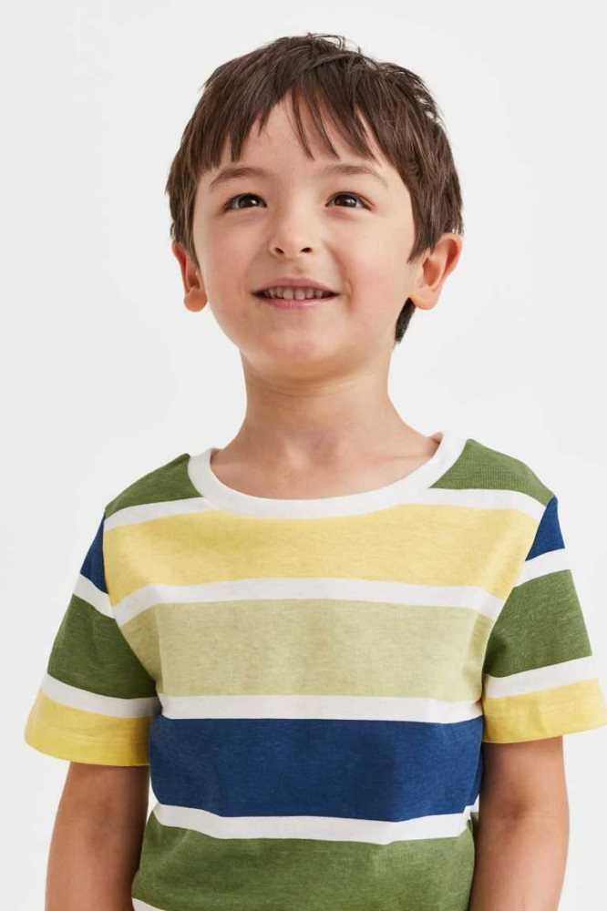 Jersey H&M Algodon T-shirt Niños Blancos | 285076MDF