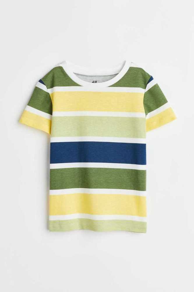 Jersey H&M Algodon T-shirt Niños Blancos | 285076MDF