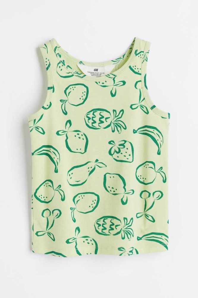 Jersey H&M Algodon Tank Top Niños Amarillos | 250974MWE