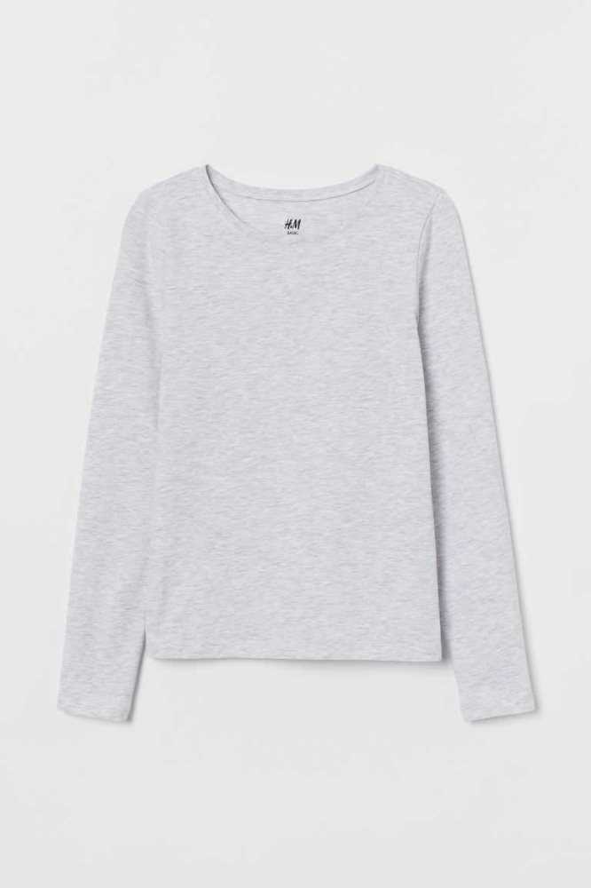 Jersey H&M Algodon Top Niños Blancos | 428351OYB