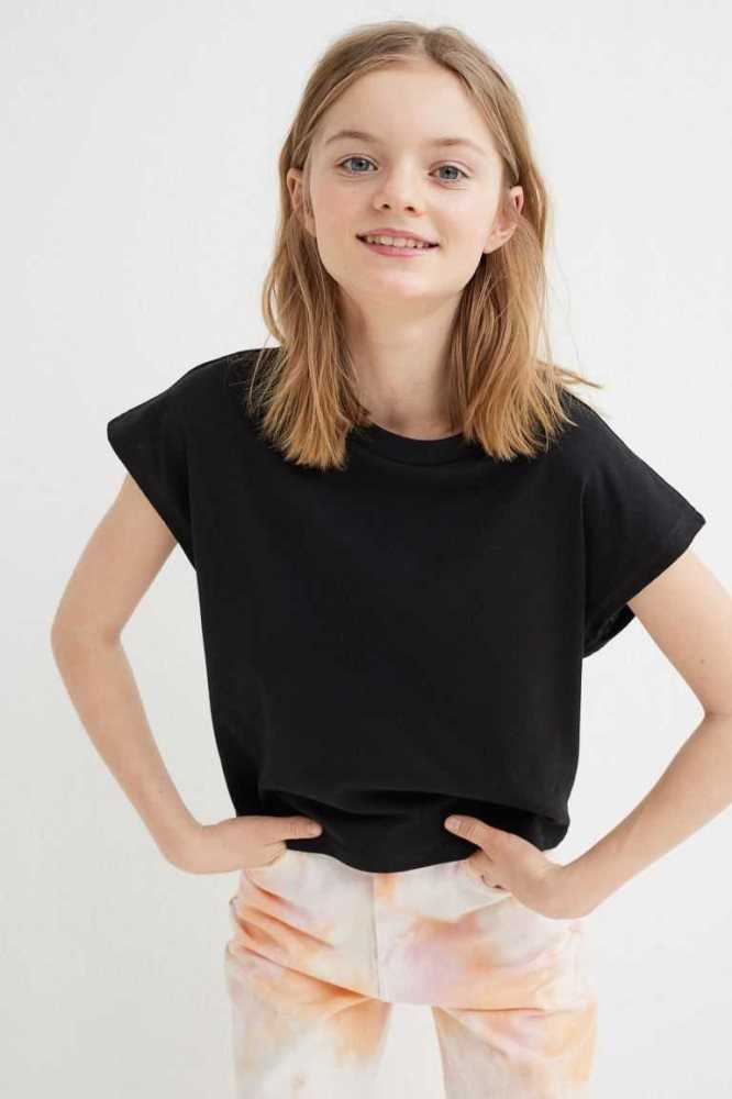 Jersey H&M Algodon Top Niños Rosas Claro | 721635NLA