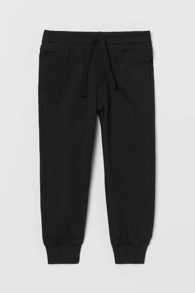 Jersey H&M Joggers Niños Negros | 278964UPL