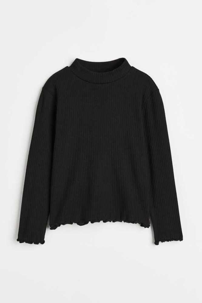 Jersey H&M Mock Turtleneck Top Niños Grises Claro | 428793ELG