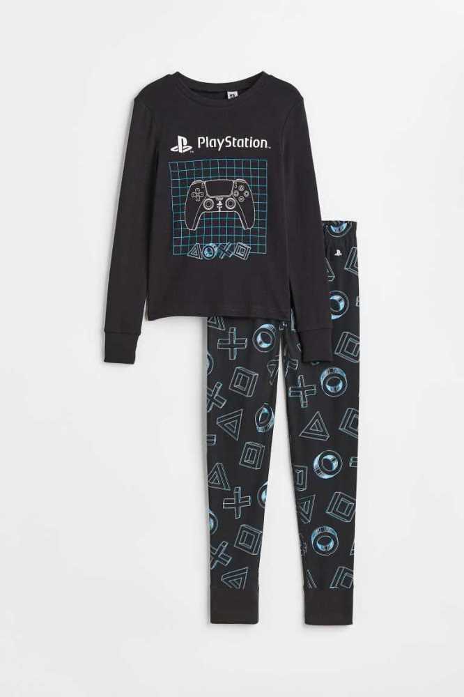 Jersey H&M Pajamas Niños Azules | 409756BKL