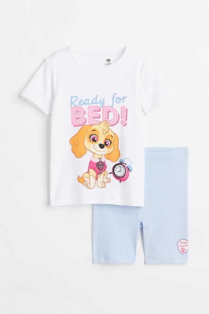 Jersey H&M Printed Pajamas Niños Rosas | 675381WIF