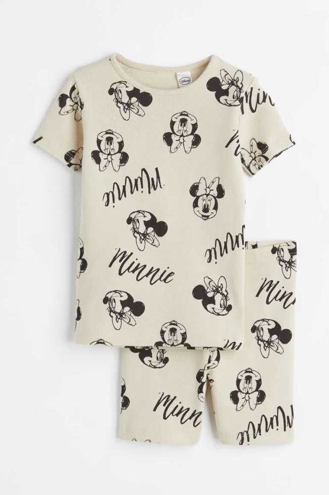 Jersey H&M Printed Pajamas Niños Rosas | 675381WIF