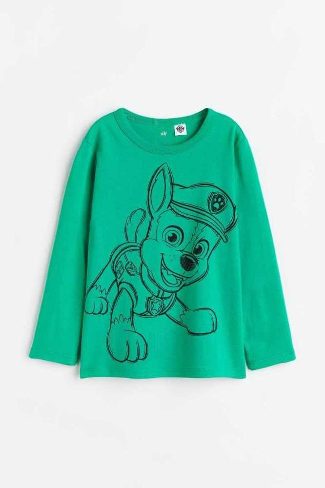 Jersey H&M Printed Shirt Niños Blancos | 259130SGU