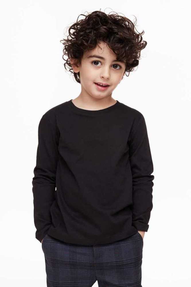 Jersey H&M Shirt Niños Negros | 284013YGT