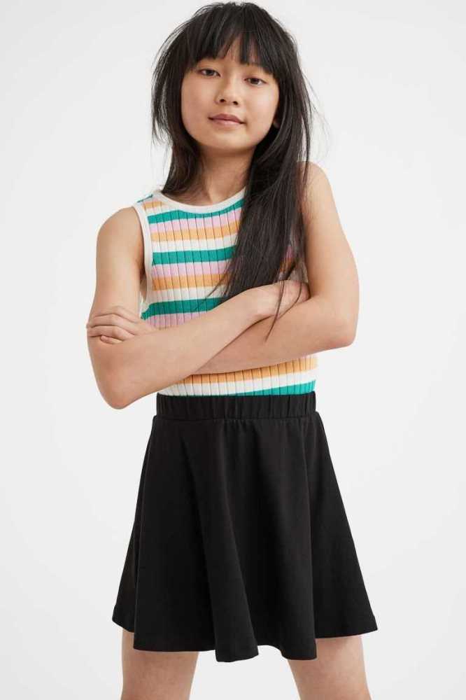 Jersey H&M Skirt Niños Negros | 193420TJG