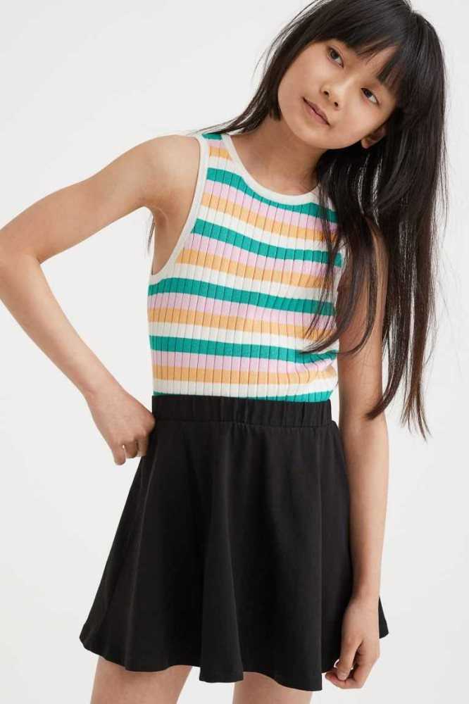 Jersey H&M Skirt Niños Negros | 193420TJG