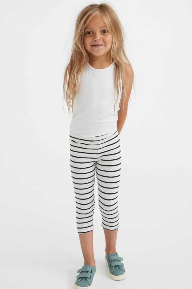 Leggins H&M 3-pack 3/4-length Niños Azules Oscuro | 217098ZGM