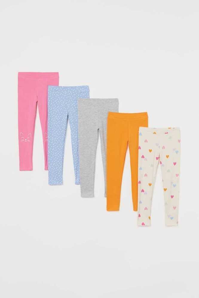 Leggins H&M 5-pack Algodon Niños Beige Claro | 497823ATZ