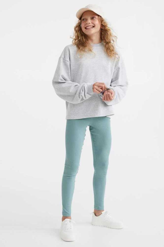 Leggins H&M 5-pack Niños Turquesa Grises Oscuro Azules | 391750PFX