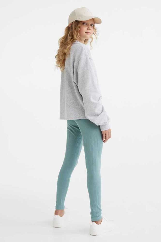 Leggins H&M 5-pack Niños Turquesa Grises Oscuro Azules | 391750PFX