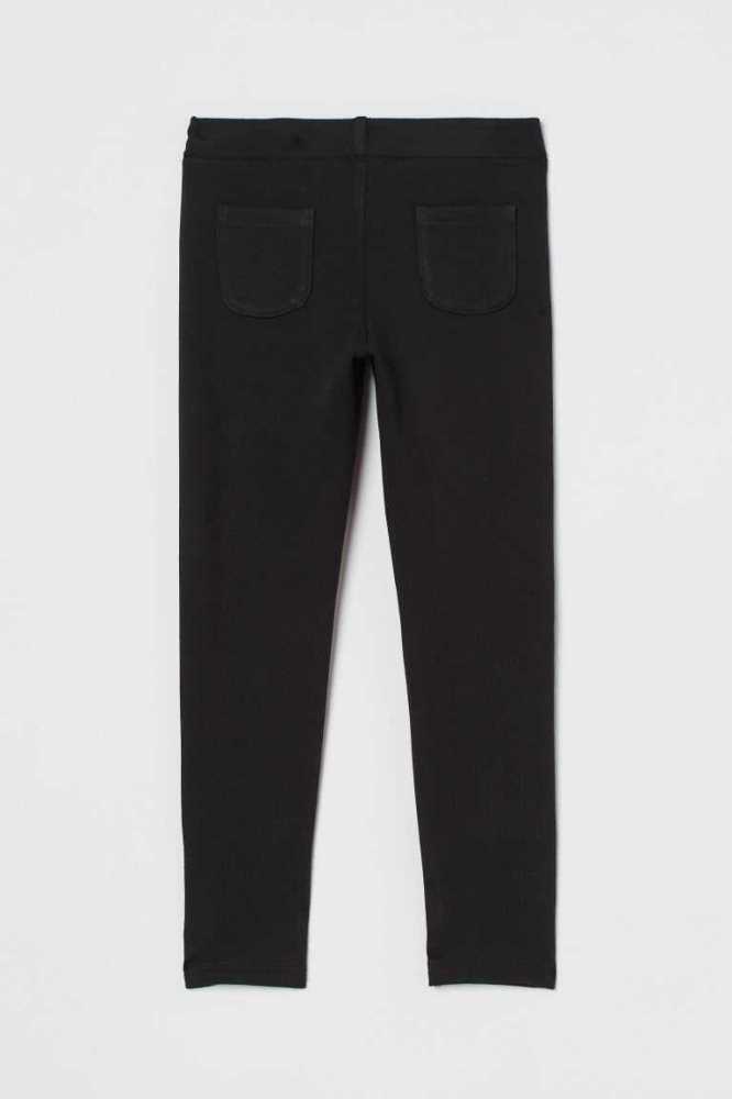 Leggins H&M Brushed-inside Niños Grises Oscuro | 408956MIH