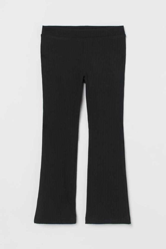 Leggins H&M Flared Niños Negros | 063982AUS