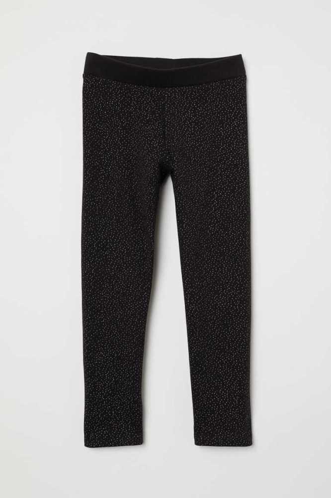 Leggins H&M LeggingsBrushed Inside Niños Grises Oscuro | 932816JTY