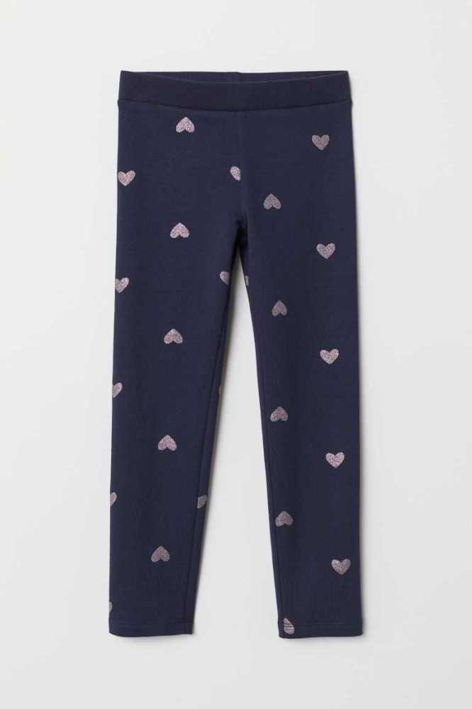 Leggins H&M LeggingsBrushed Inside Niños Grises Oscuro | 932816JTY