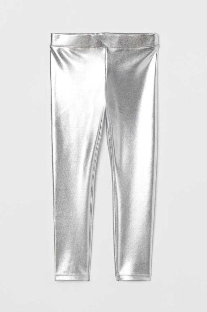 Leggins H&M Leggings Niños Morados Claro Metal | 437165GVW