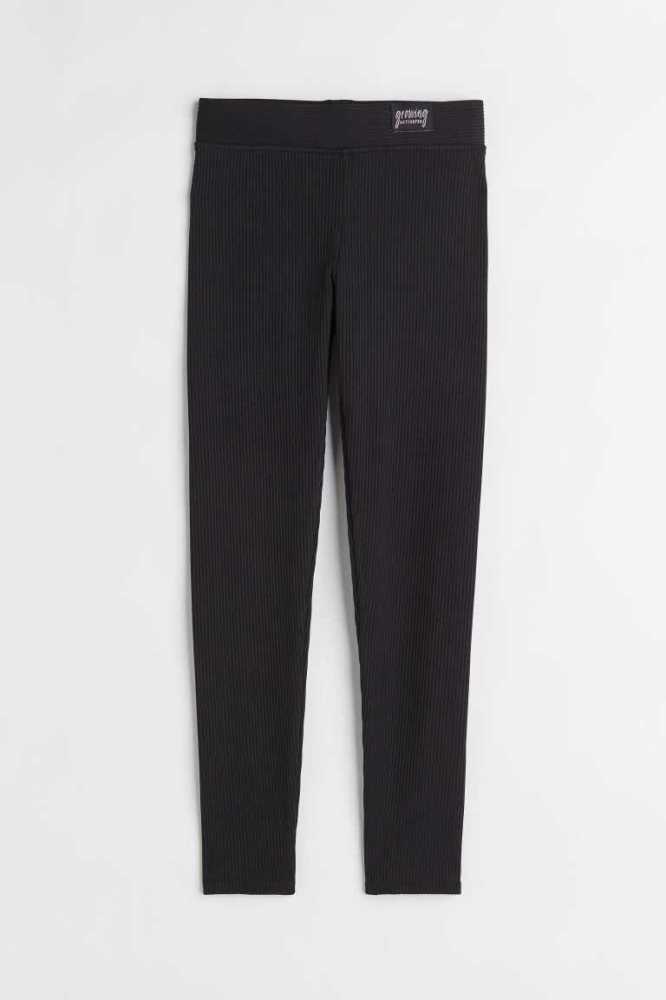 Leggins H&M Leggings Niños Negros | 419758WBF