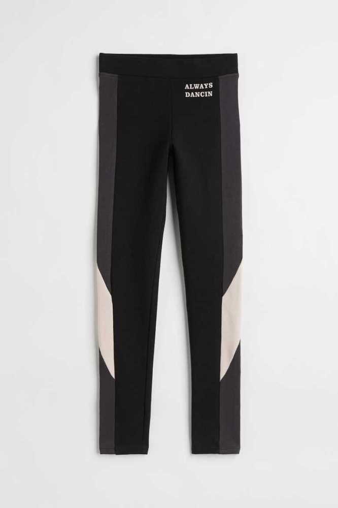 Leggins H&M Leggings Niños Negros | 419758WBF