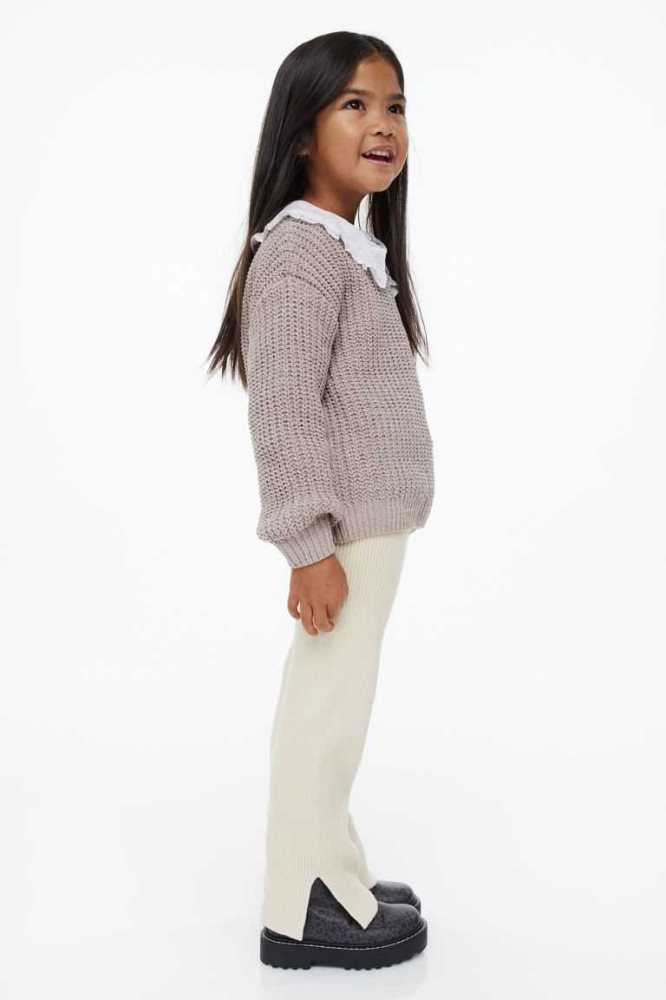 Leggins H&M Rib-knit Niños Verdes Claro | 068519JPH