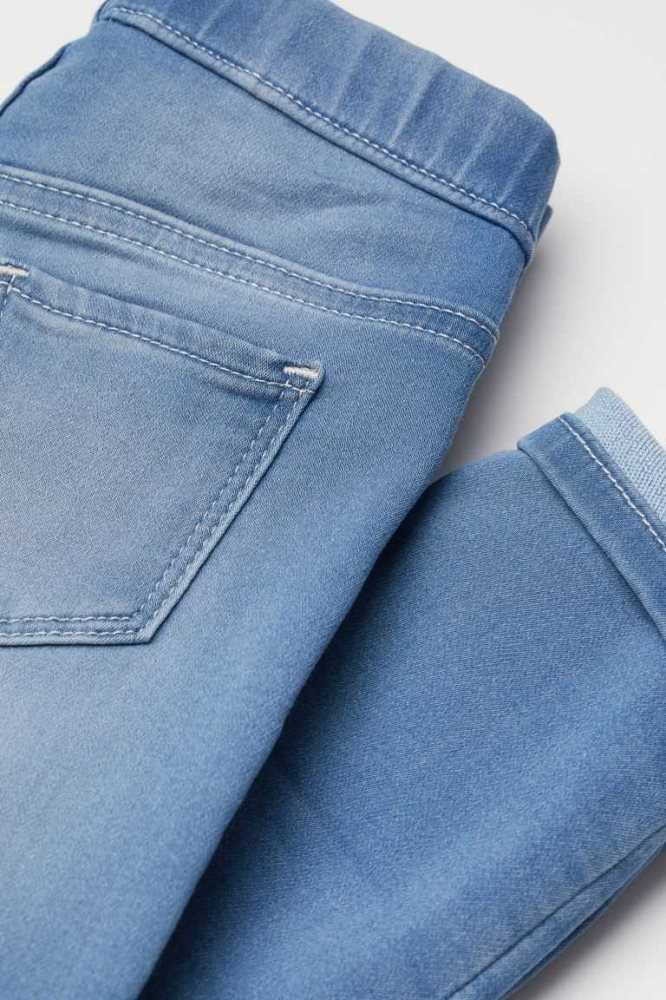 Leggins H&M Super Soft Denim Niños Azules Claro | 064295ILU