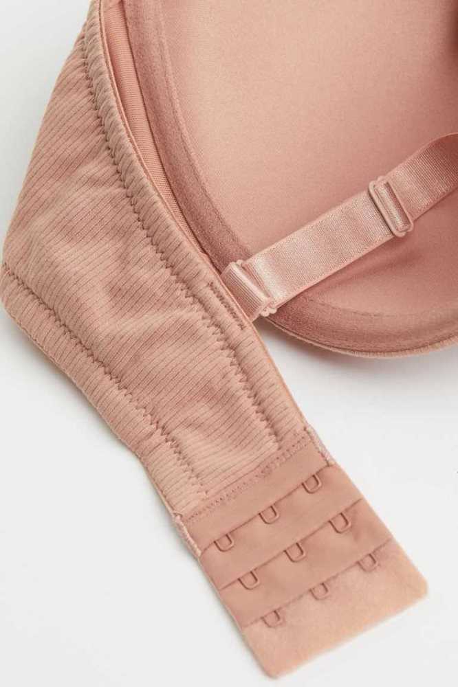 Lencería H&M 2-pack Acolchado Bras Mujer Beige Negros | 762815DNA