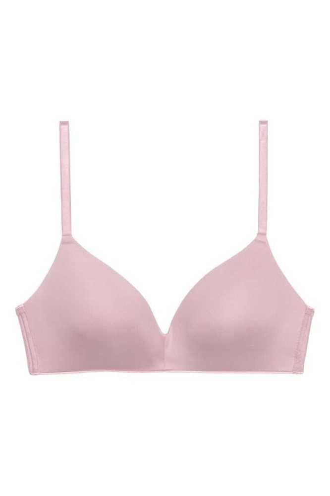 Lencería H&M 2-pack Acolchado Microfiber Bras Mujer Grises Blancos | 847269LID