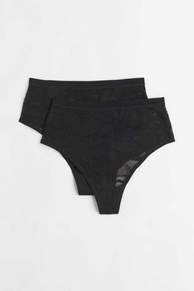 Lencería H&M 2-pack Brazilian Briefs Mujer Rojos | 651872LTF