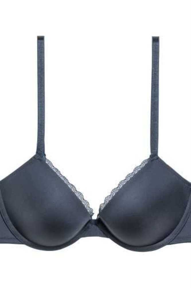 Lencería H&M 2-pack Microfiber Push-up Bras Mujer Blancos Grises Verdes | 061945QGW