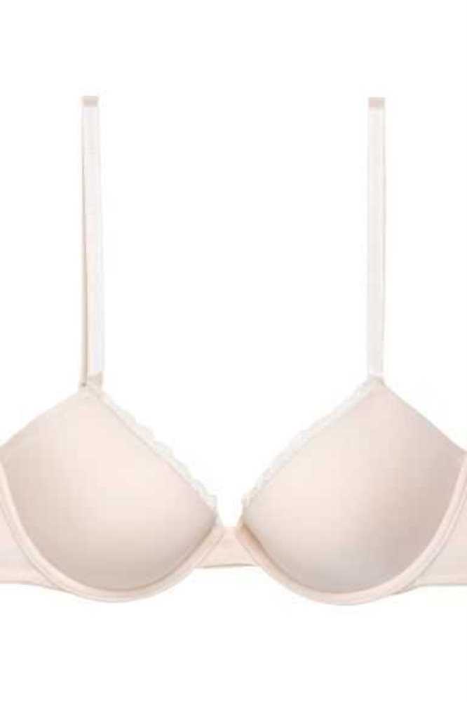 Lencería H&M 2-pack Microfiber Push-up Bras Mujer Blancos Grises Verdes | 061945QGW