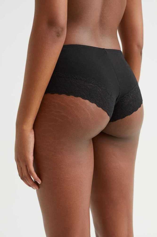 Lencería H&M 5-pack Hipster Briefs Mujer Grises Oscuro Blancos Rosas Claro | 704586GXD