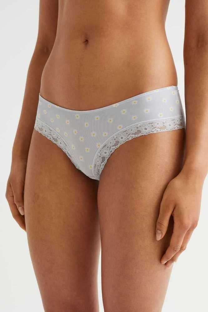 Lencería H&M 5-pack Hipster Briefs Mujer Azules Claro | 913725HJW