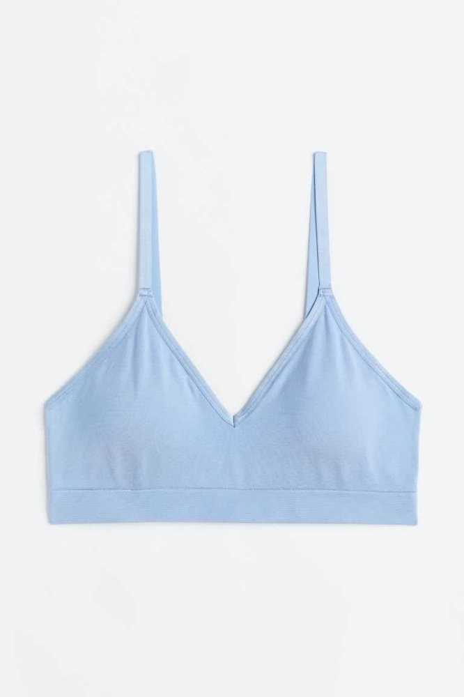 Lencería H&M Acolchado Bra Mujer Azules Claro | 540178ZQX