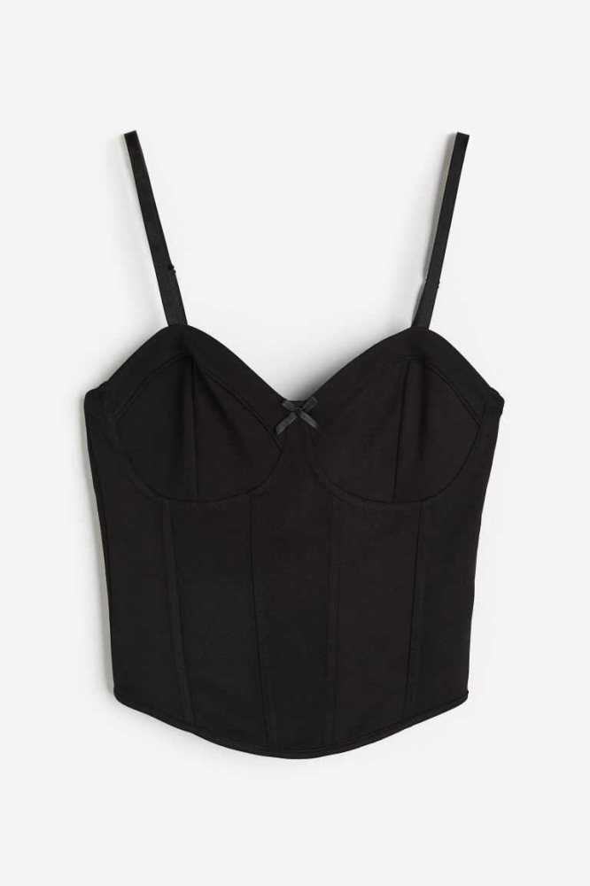 Lencería H&M Bustier Top Mujer Rosas Claro | 715463XKP