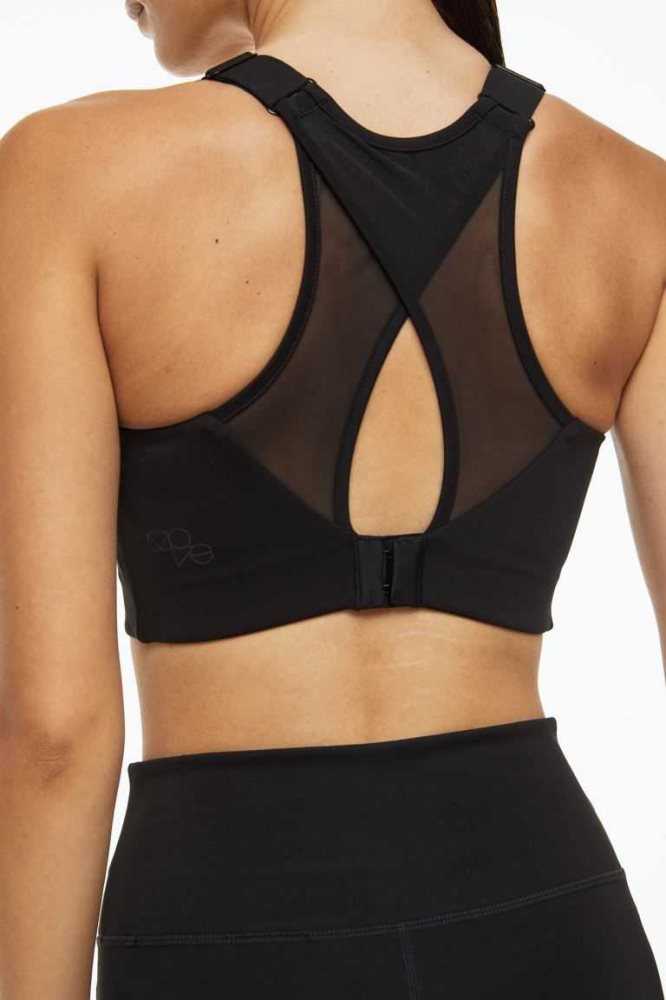 Lencería H&M DryMove High Support Sports bra Mujer Azules Claro | 701839NBF