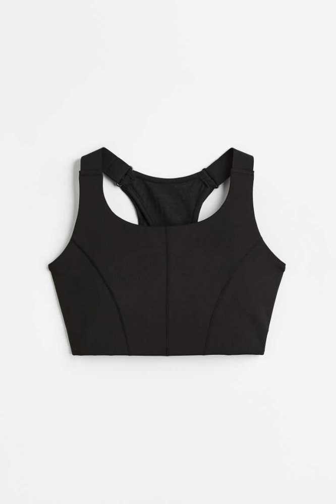 Lencería H&M DryMove High Support Sports bra Mujer Azules Claro | 701839NBF