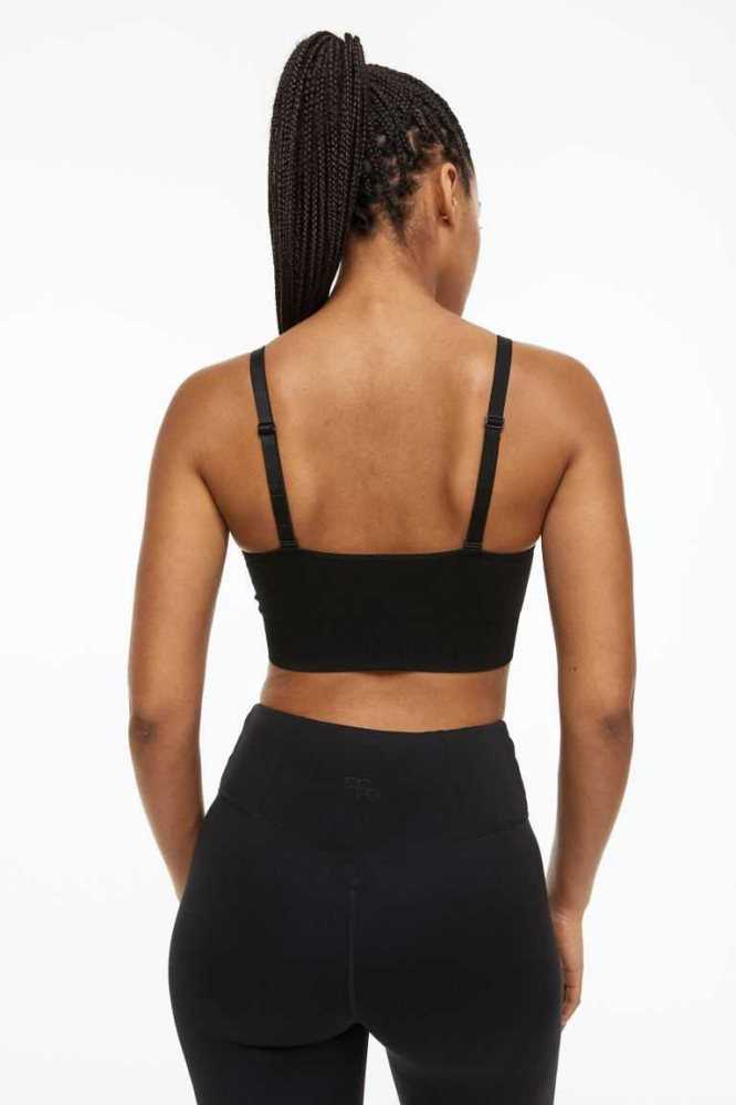 Lencería H&M DryMove Medium Support Sports bra Mujer Morados Claro | 013592FEW