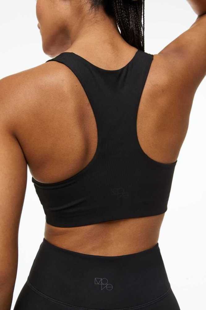 Lencería H&M DryMove Medium Support Sports bra Mujer Turquesa | 238567JLH