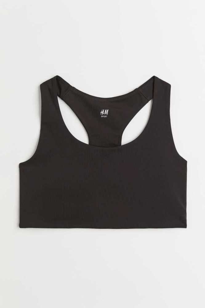 Lencería H&M DryMove Medium Support Sports bra Mujer Turquesa | 238567JLH