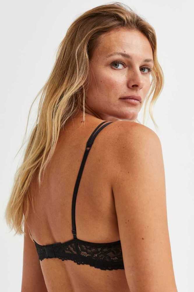 Lencería H&M Encaje Push-up Bra Mujer Blancos | 086159XEY