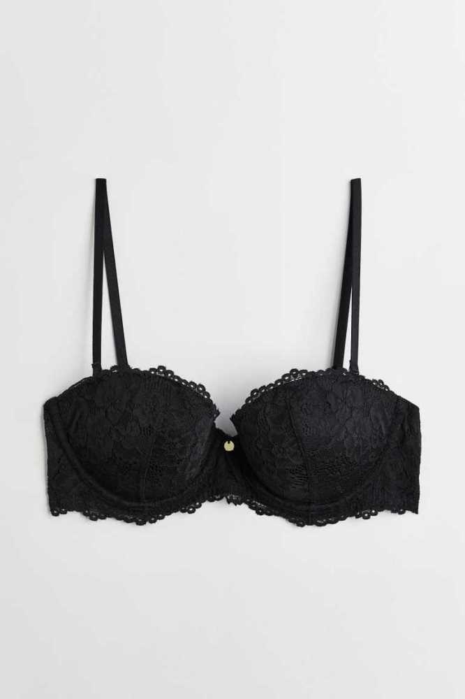 Lencería H&M Push-up Balconette Bra Mujer Rojos | 305798RWP