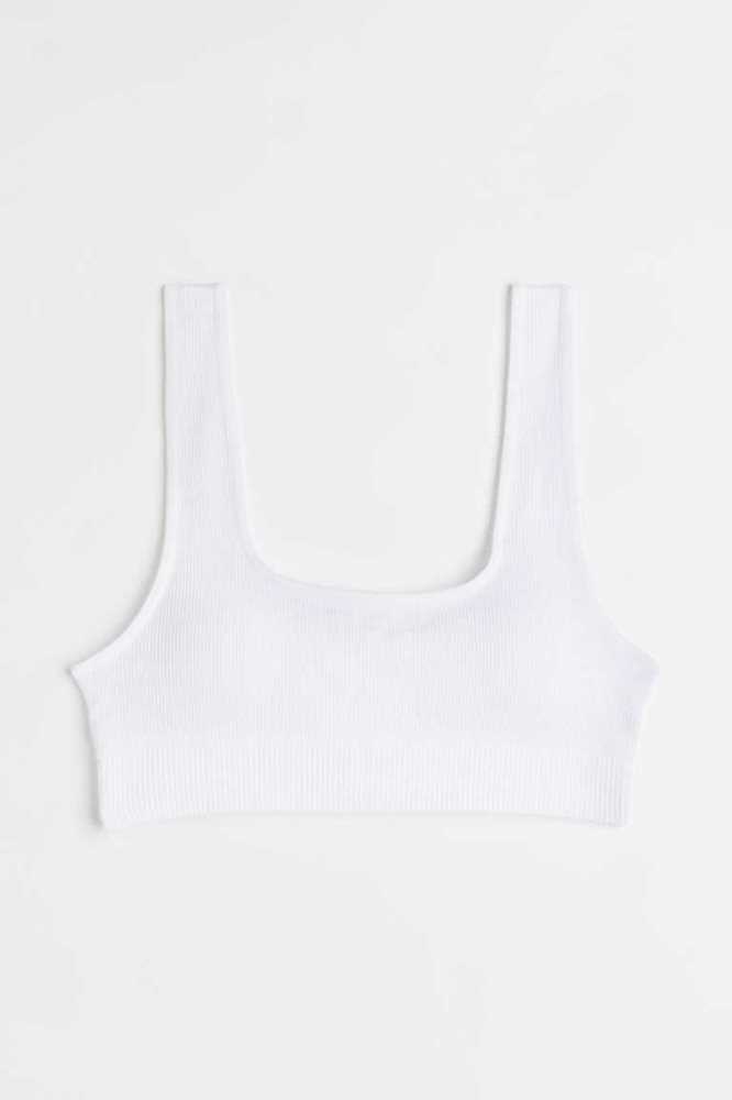 Lencería H&M Seamless Acolchado Bra Mujer Azules Claro | 174329XRB