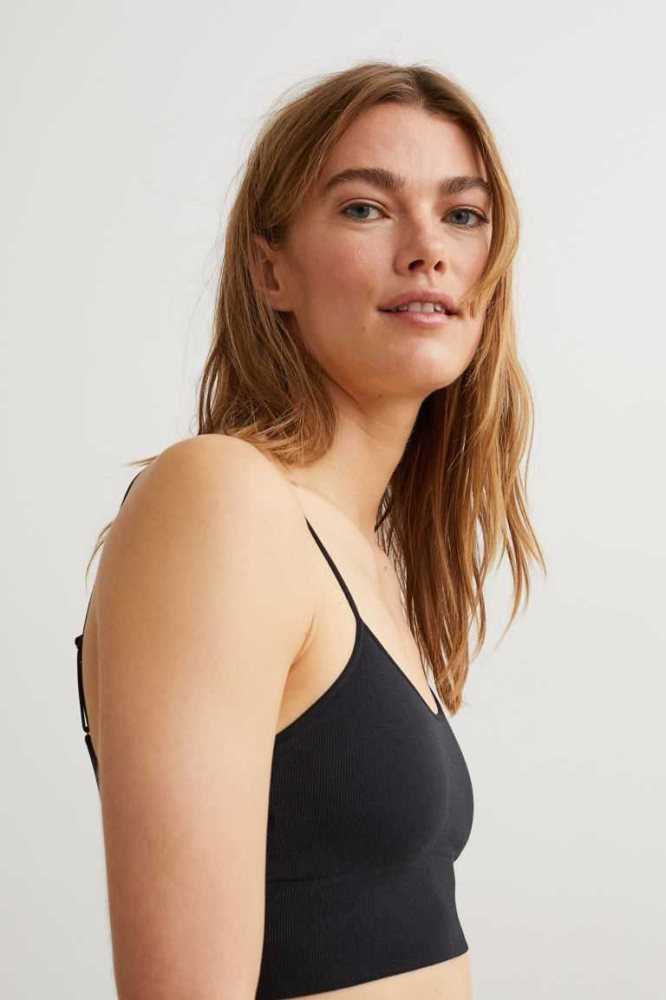 Lencería H&M Seamless Bralette Mujer Rosas | 219548CWX