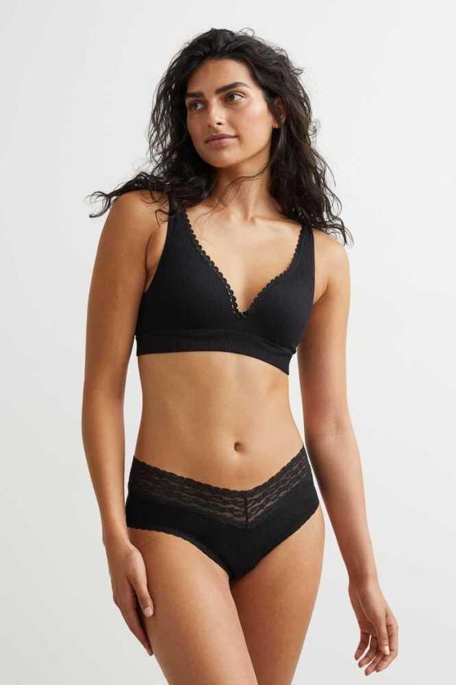 Lencería H&M Seamless Jersey Push-up Bra Mujer Rosas | 648391KNA