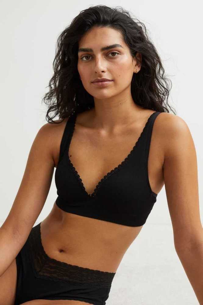 Lencería H&M Seamless Jersey Push-up Bra Mujer Rosas | 648391KNA