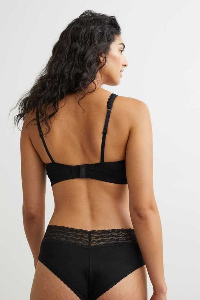 Lencería H&M Seamless Jersey Push-up Bra Mujer Rosas | 648391KNA