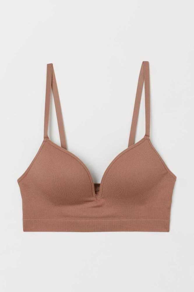 Lencería H&M Seamless Push-up Bra Mujer Rosas | 153098DTV